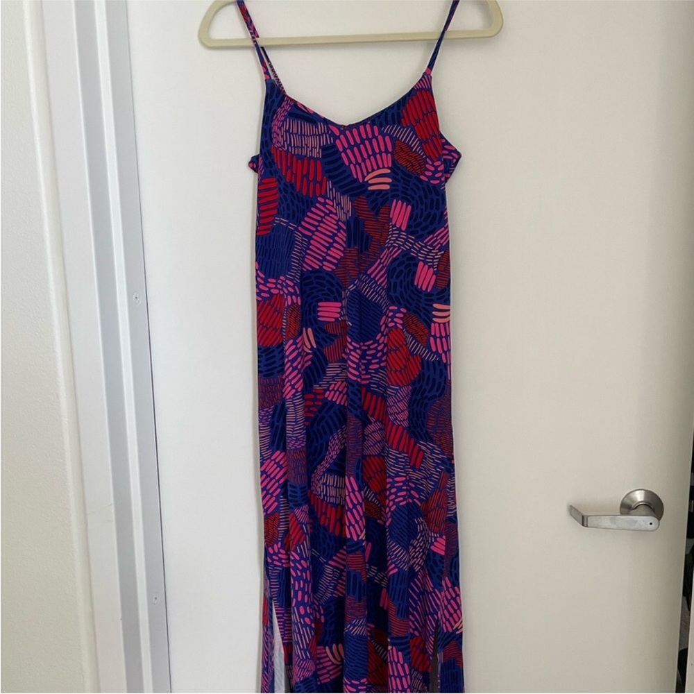 Colorful Patterned Mini Dress